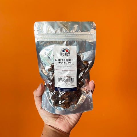 Baggie’s - Sliced Beef Mala Biltong