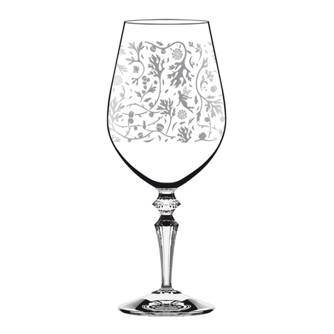 Wormwood Galante Wine Glass With Pattern (490ml) (Set of 6 glasses)