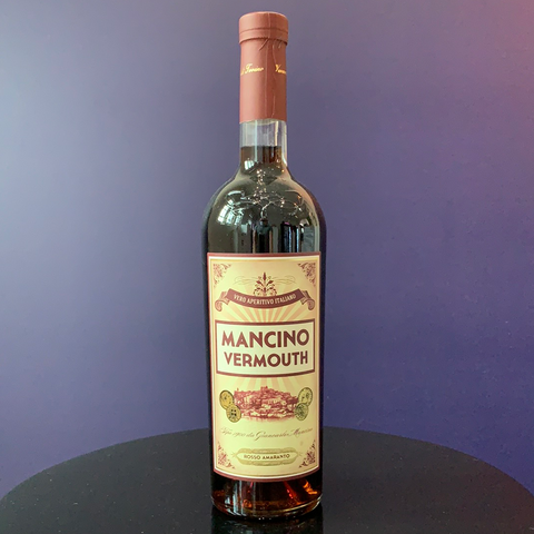 Bottle of Mancino Rosso Amaranto Vermouth