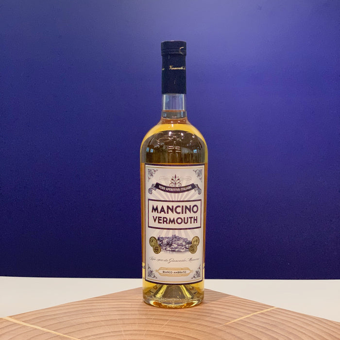 Bottle of Mancino Bianco Ambrato Vermouth